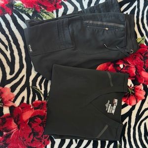 Greys Anatomy Black Scrub Set